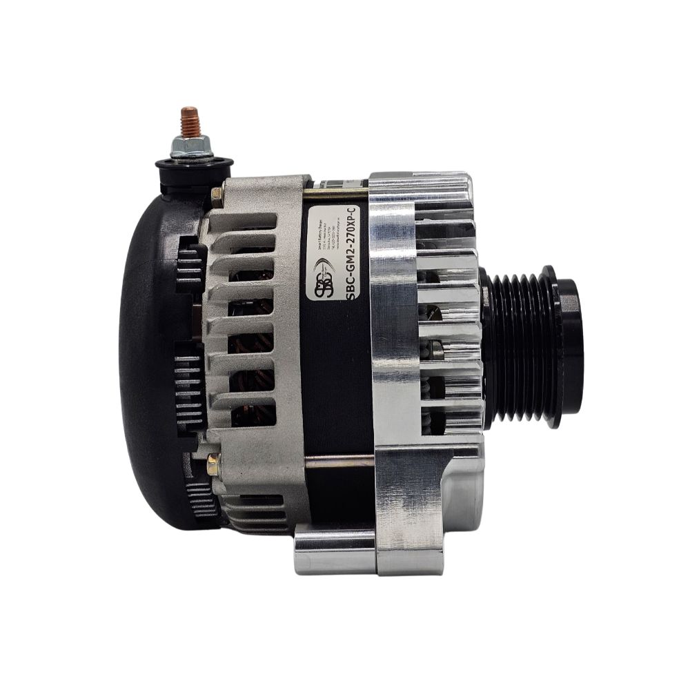 GM service truck running multiple accessories powered by SBC high-output alternator