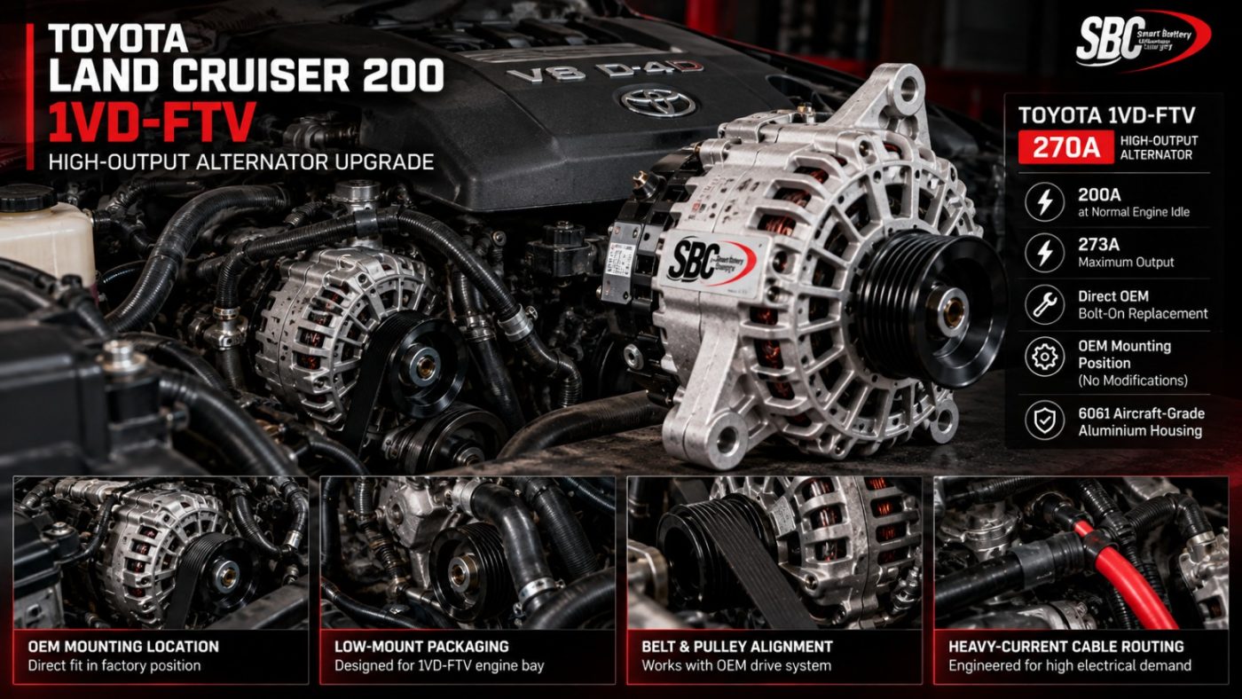 land cruiser high output alternator